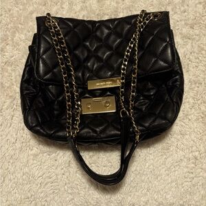 Michael Kors Black quilted handbag